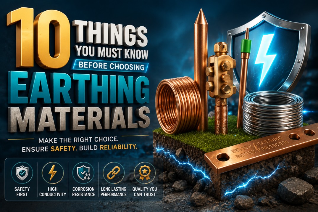 10 Things to Know Before Choosing Earthing Materials
